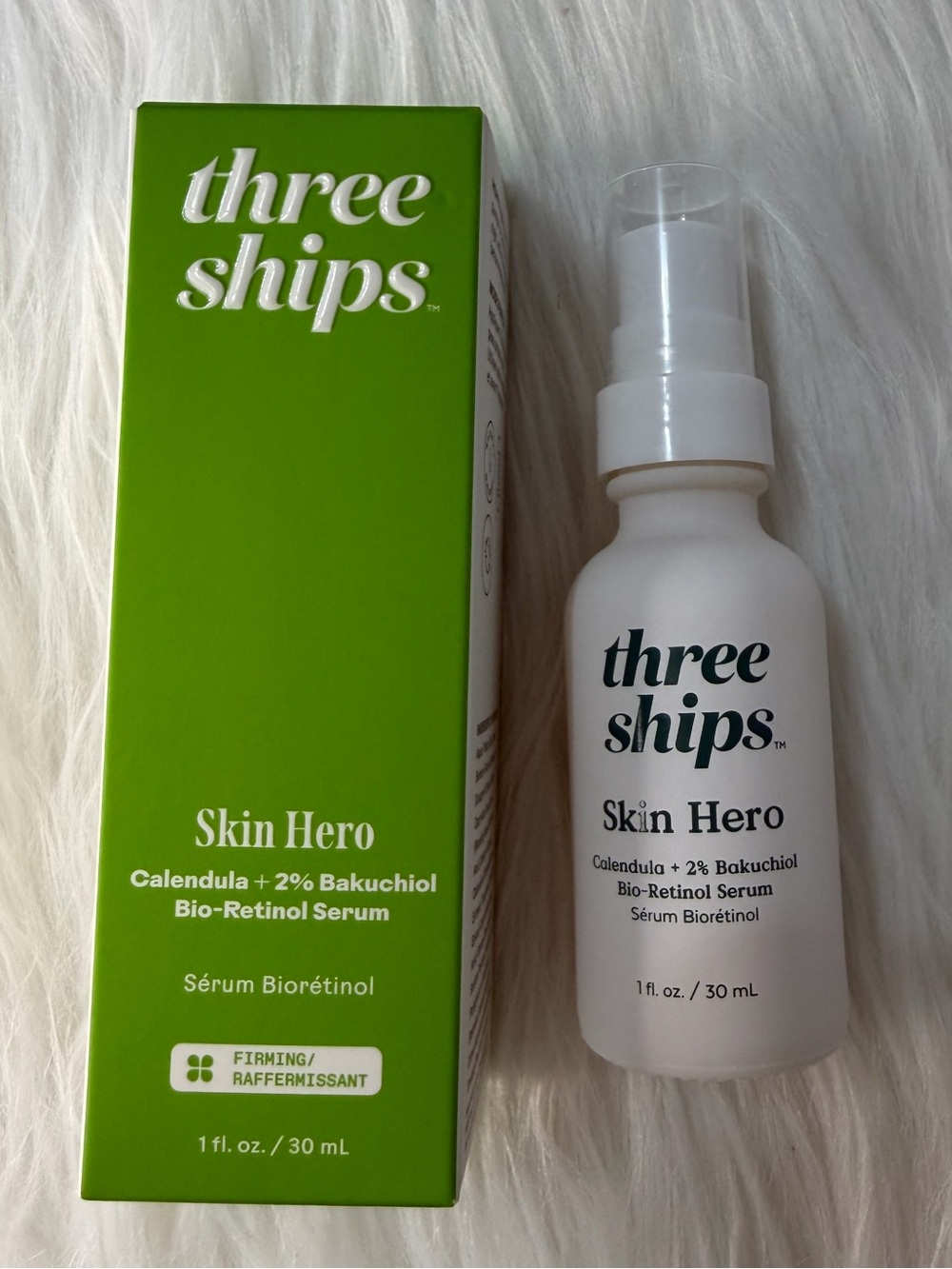 ✨ BNIB Three Ships SkinHero Bio-Retinol Serum Calendula + 2% Bakuchiol 30mL